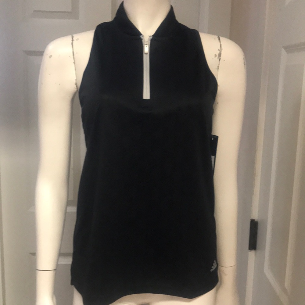 Adidas Golf/Tennis/Pickleball Zip Polo, NWT!